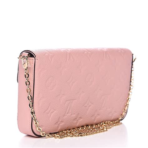 louis vuitton felicie pochette rose poudre|louis vuitton pochette felicie empreinte.